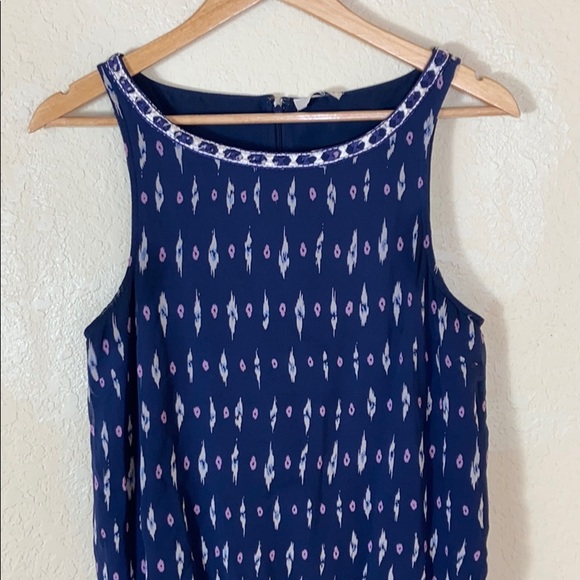 Euc Joie silk embroidered ikat boho romper S - Picture 3 of 9